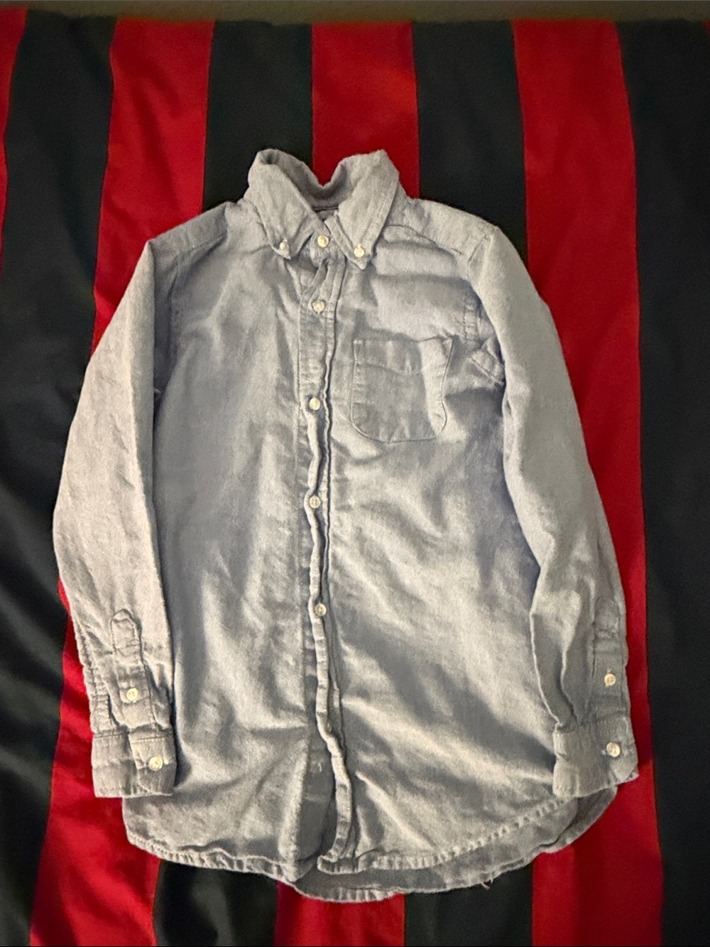 Children’s Place Light Blue Button-Down Casual Shirt